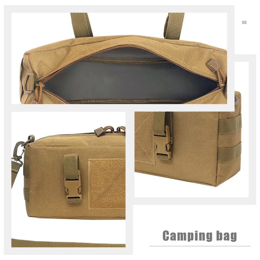 Outdoor Camping Bag Large Capacity Multi-Function Wear-Resistant Crossbody Tools Organizer for Climbing Traveling
Outdoor Camping Bag Large Capacity Multi-Function Wear-Resistant Crossbody Tools Organizer for Climbing Traveling