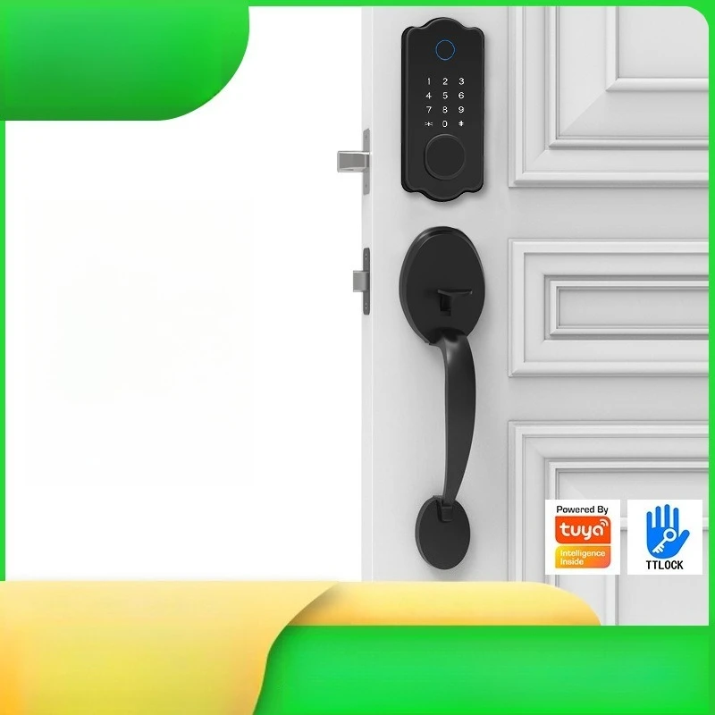 Apartment Password Lock Room Wooden Door Bedroom Door Fingerprint Smart Lock Tuya Pass with Handle
Apartment Password Lock Room Wooden Door Bedroom Door Fingerprint Smart Lock Tuya Pass with Handle