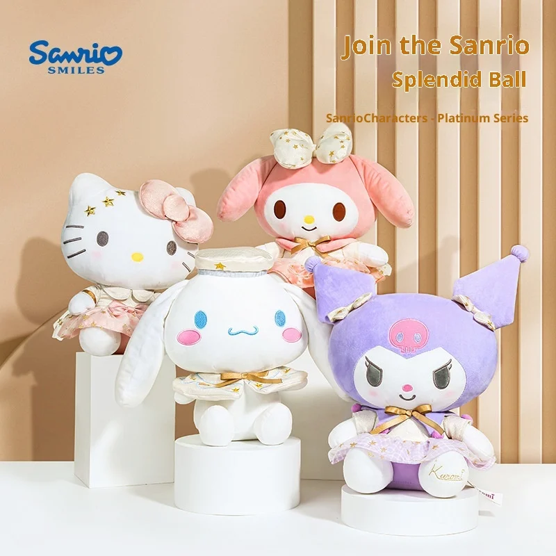 Новый Sanrio, белое золото, Kuromi Cinnamoroll, плюшевые игрушки, милые мультяшные мягкие куклы, мягкая подушка, декор комнаты, подарок на день рождения для девочек
Новый Sanrio, белое золото, Kuromi Cinnamoroll, плюшевые игрушки, милые мультяшные мягкие куклы, мягкая подушка, декор комнаты, подарок на день рождения для девочек