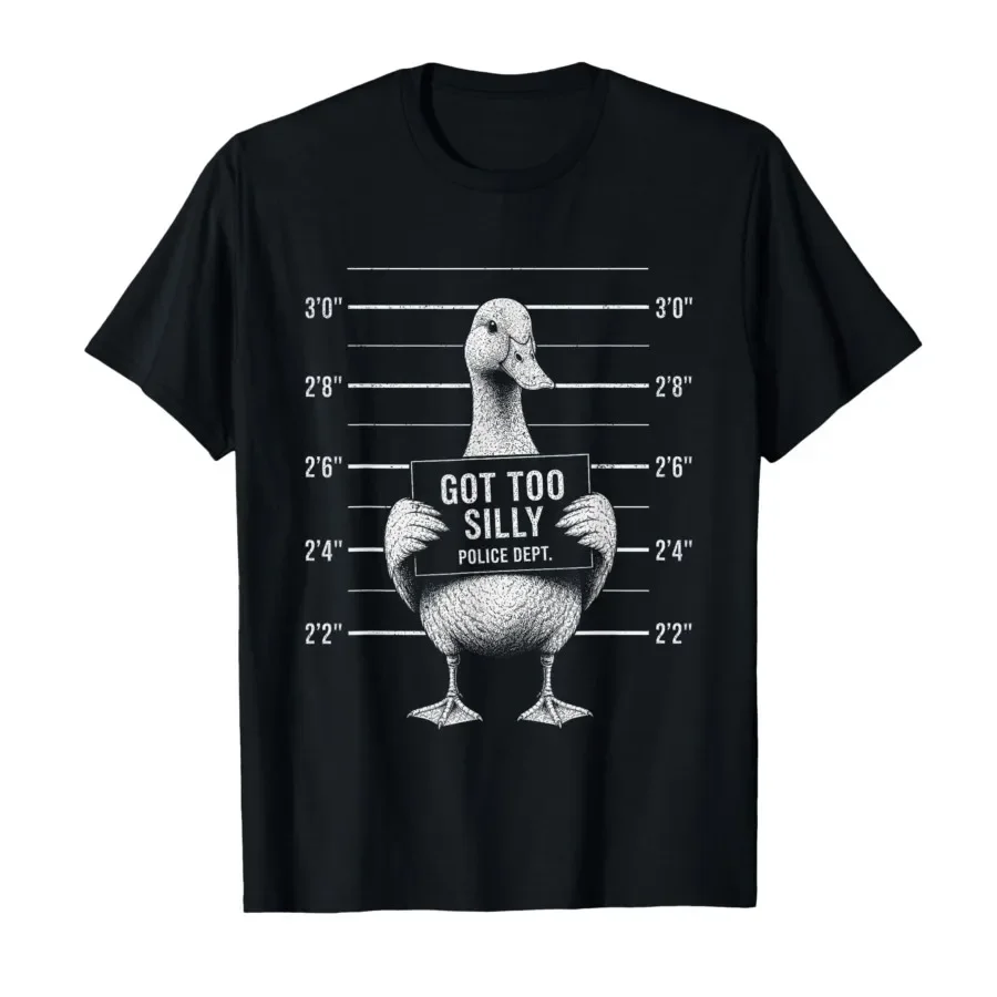 Got Too Silly Goose Graphic Funny Goose Meme Pun Humor T-shirt For Men Women 100% Cotton T Shirts Short Sleeve Tops 0501-1
Got Too Silly Goose Graphic Funny Goose Meme Pun Humor T-shirt For Men Women 100% Cotton T Shirts Short Sleeve Tops 0501-1