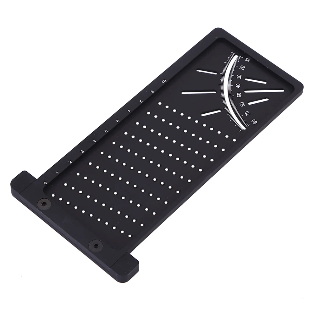 Aluminum Alloy 3D Hole Ruler Measuring Instrument Ruler Black for Parallel Lines Measurement Metal Carpenter Tool
Aluminum Alloy 3D Hole Ruler Measuring Instrument Ruler Black for Parallel Lines Measurement Metal Carpenter Tool