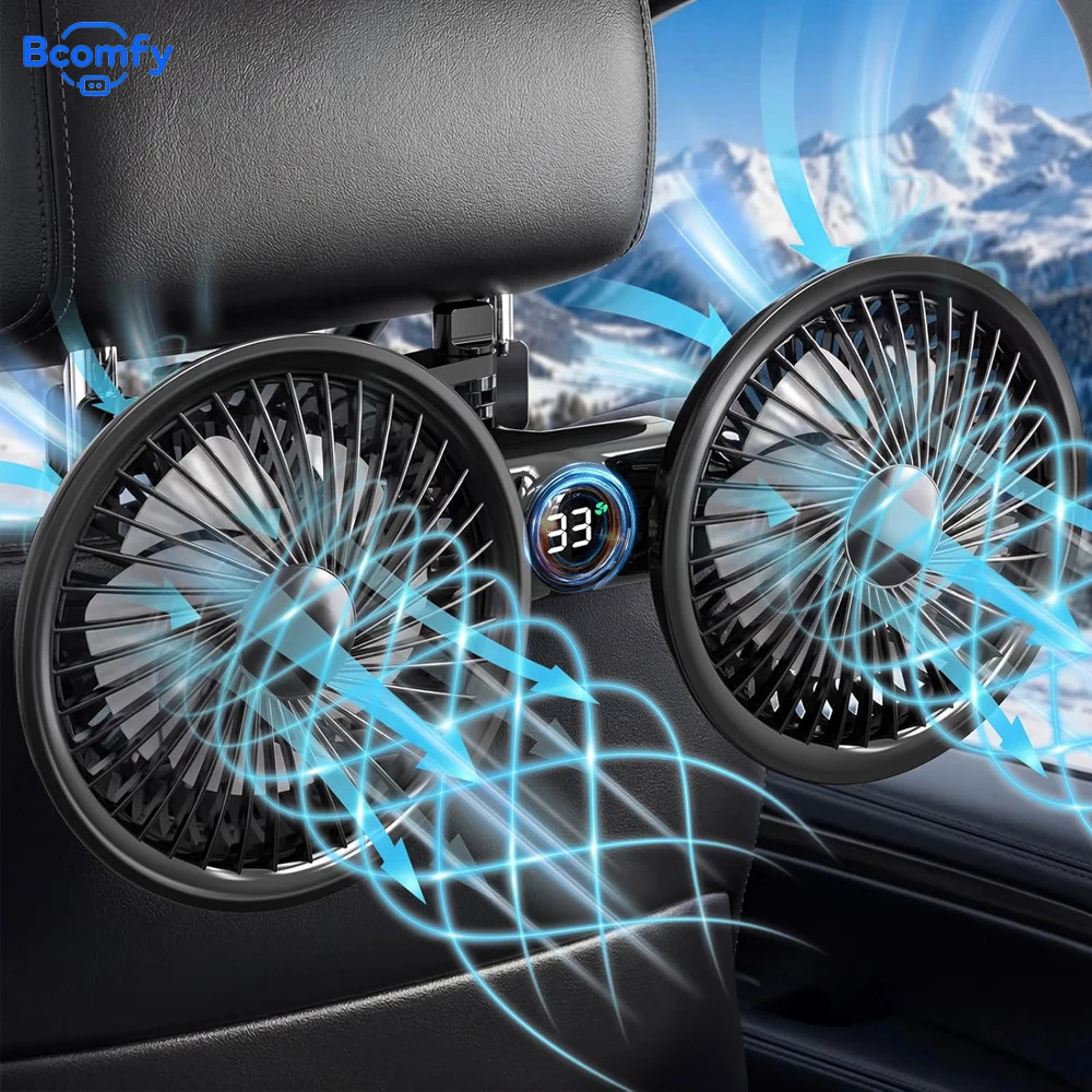 Car Seat Fan 360° Rotation Foldable Arm Car Back Seat Cooling Fan USB Powered Dual Head Fan 3-speed Air Cooler Car Accessories
Car Seat Fan 360° Rotation Foldable Arm Car Back Seat Cooling Fan USB Powered Dual Head Fan 3-speed Air Cooler Car Accessories
