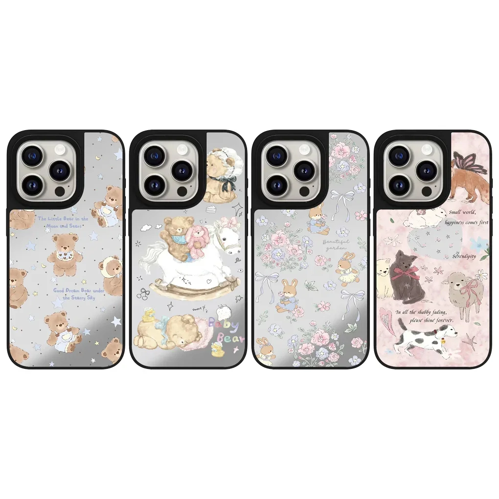 Cartoon Bear Mirror Magnetic Phone Case Cover for IPhone 11 12 13 14 15 16 Pro Max Case for IPhone 16 Pro Max
Cartoon Bear Mirror Magnetic Phone Case Cover for IPhone 11 12 13 14 15 16 Pro Max Case for IPhone 16 Pro Max