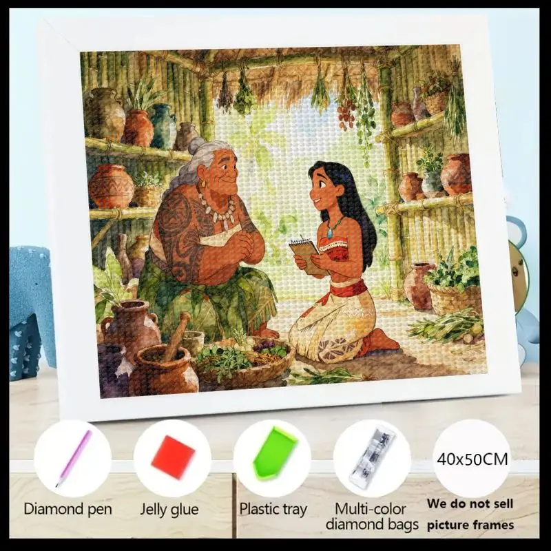 1 шт. Disney Моана Бабушка Таala 5D полная дрель комплект алмазной живописи, DIY тропический остров приключения мультфильм персонаж кристалл
1 шт. Disney Моана Бабушка Таala 5D полная дрель комплект алмазной живописи, DIY тропический остров приключения мультфильм персонаж кристалл