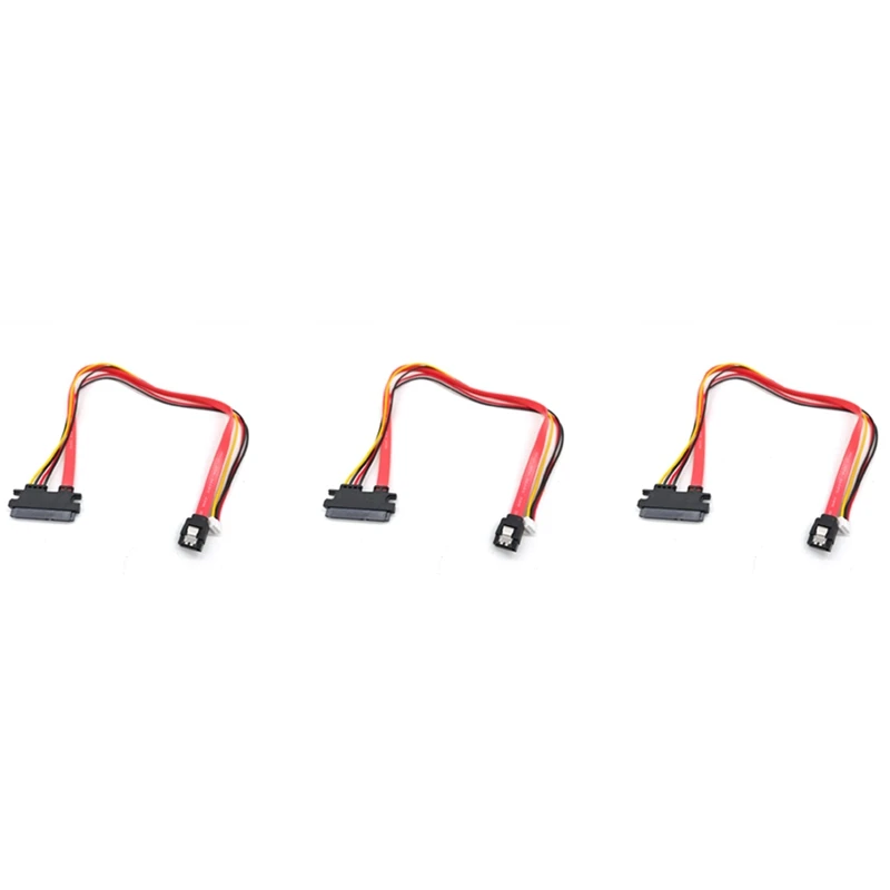 3X Hard Drive Data Power Supply Integrated Cable Small 4Pin Female & SATA 3.0 Male To SATA 22Pin(7+15Pin)
3X Hard Drive Data Power Supply Integrated Cable Small 4Pin Female & SATA 3.0 Male To SATA 22Pin(7+15Pin)