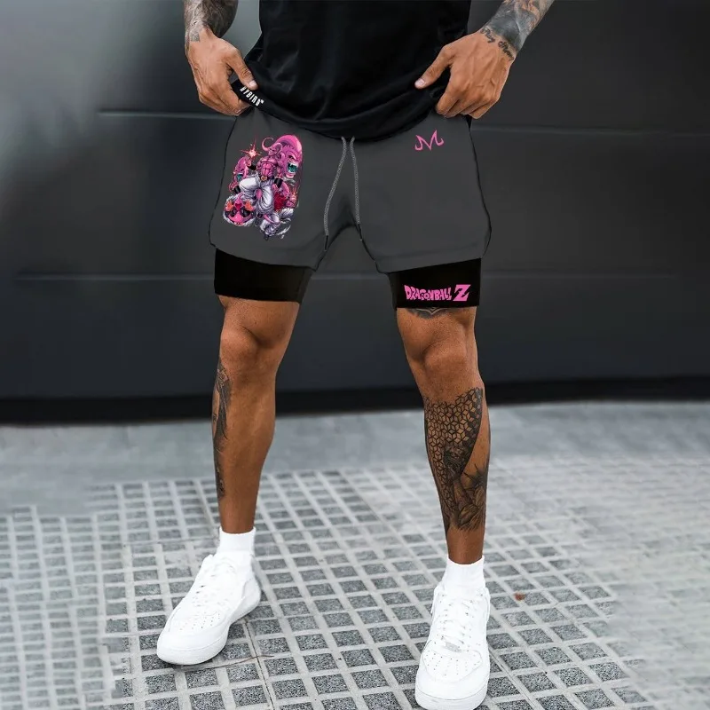2026 Summer Men's Dragon Ball Z Majin Buu Printed Double Layer Shorts Quick Dry Gym Workout Shorts for Casual Athletic Training
2026 Summer Men's Dragon Ball Z Majin Buu Printed Double Layer Shorts Quick Dry Gym Workout Shorts for Casual Athletic Training