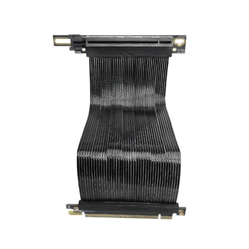Fast Speed PCIe 5.0 x16 графическая карта удлинителя GPU 90 градусов правой угловой
Fast Speed PCIe 5.0 x16 графическая карта удлинителя GPU 90 градусов правой угловой