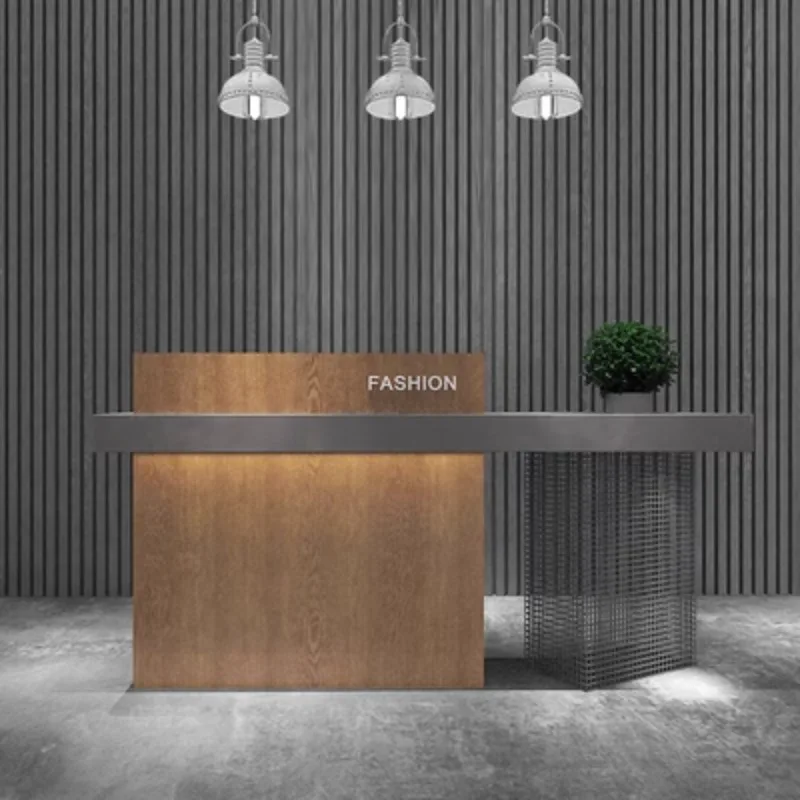 Counter commercial, store small simple beauty salon front desk reception desk
Counter commercial, store small simple beauty salon front desk reception desk