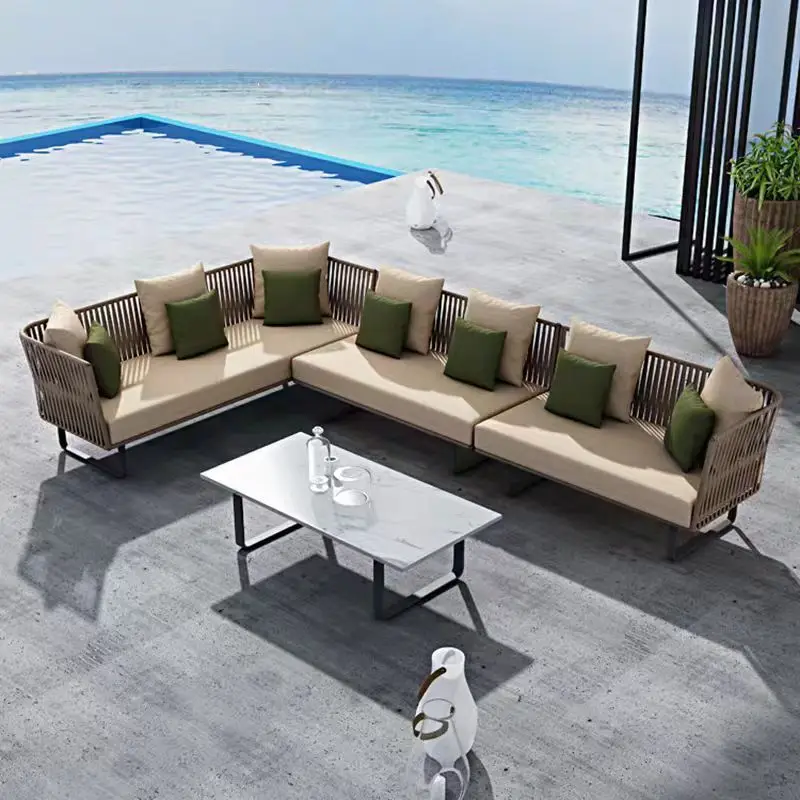 Outdoor Nordic Sofa Rattan Modular Terrace Waterproof Rattan Chair Sunscreen Courtyard Outdoor Leisure Balcony Furniture
Outdoor Nordic Sofa Rattan Modular Terrace Waterproof Rattan Chair Sunscreen Courtyard Outdoor Leisure Balcony Furniture