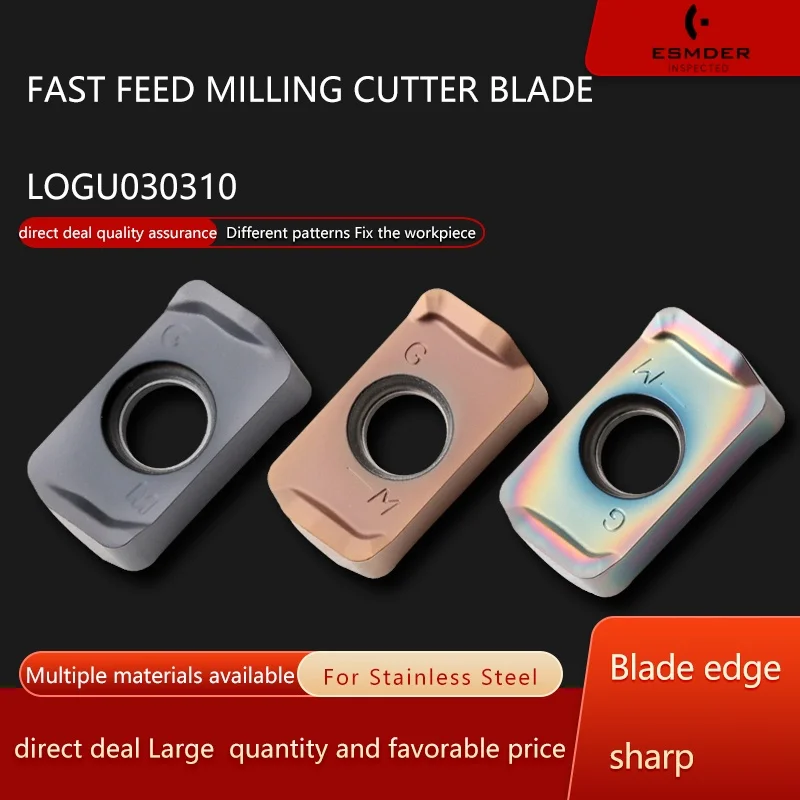 Фрезерные Вставки LOGU030310ER GM EH55 EM9030 EM9130, твердосплавная Концевая фреза Tugensten для резки ЧПУ, пены, токарные инструменты
Фрезерные Вставки LOGU030310ER GM EH55 EM9030 EM9130, твердосплавная Концевая фреза Tugensten для резки ЧПУ, пены, токарные инструменты