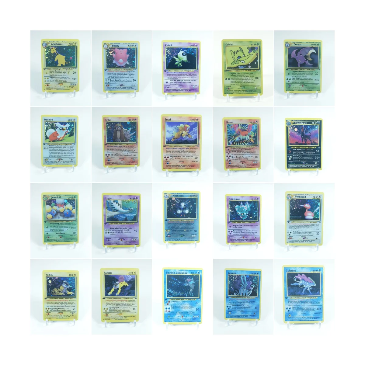 Голографические коллекционные карты PKM Blue Core Paper Card Kids Neo Revelation N3 Dark Celebi/Entei/Ho-oh/Lugia PTCG Proxy
Голографические коллекционные карты PKM Blue Core Paper Card Kids Neo Revelation N3 Dark Celebi/Entei/Ho-oh/Lugia PTCG Proxy