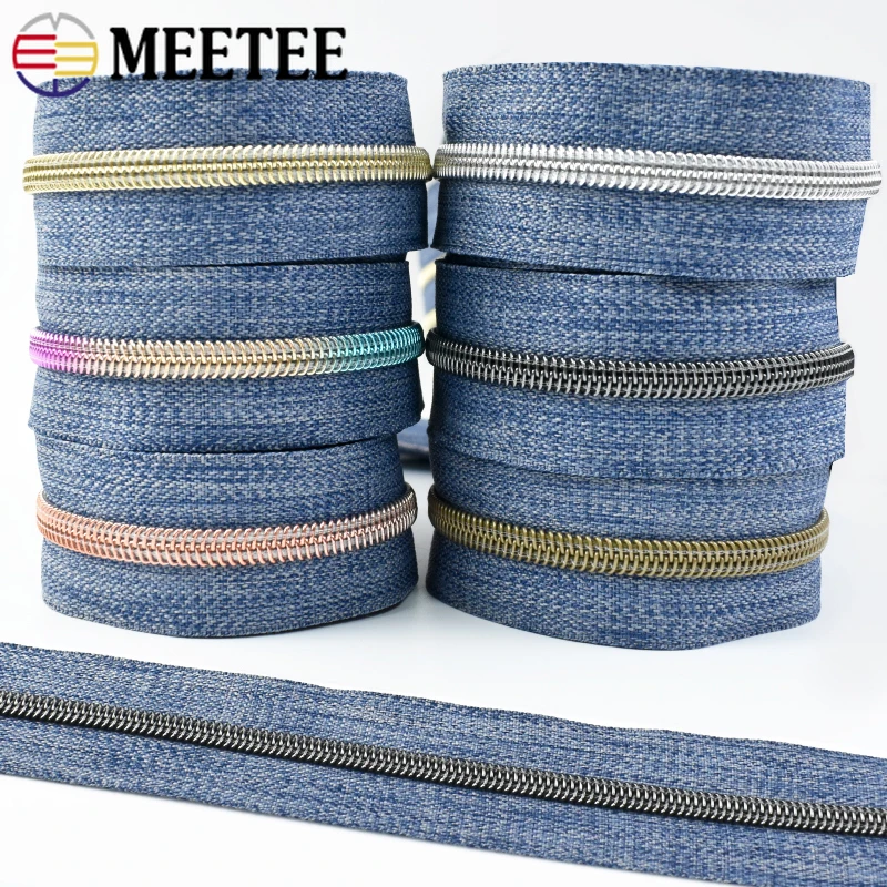 1-10M 5# Meetee Nylon Zippers Bag Coil Zipper Tapes Jacket Pocket Zips By Meters Repair Kit Tailor DIY Sewing Accessories
1-10M 5# Meetee Nylon Zippers Bag Coil Zipper Tapes Jacket Pocket Zips By Meters Repair Kit Tailor DIY Sewing Accessories