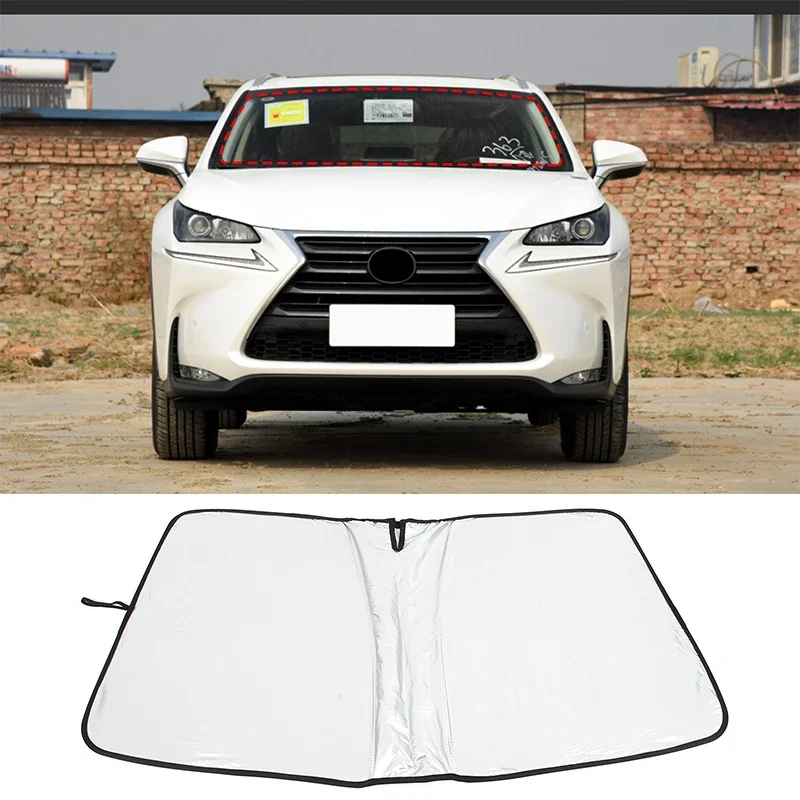 For Lexus NX 2014-2021 Silver Tape Car Styling Car Front Windshield Anti-UV Sun Shade Car Accessories
For Lexus NX 2014-2021 Silver Tape Car Styling Car Front Windshield Anti-UV Sun Shade Car Accessories