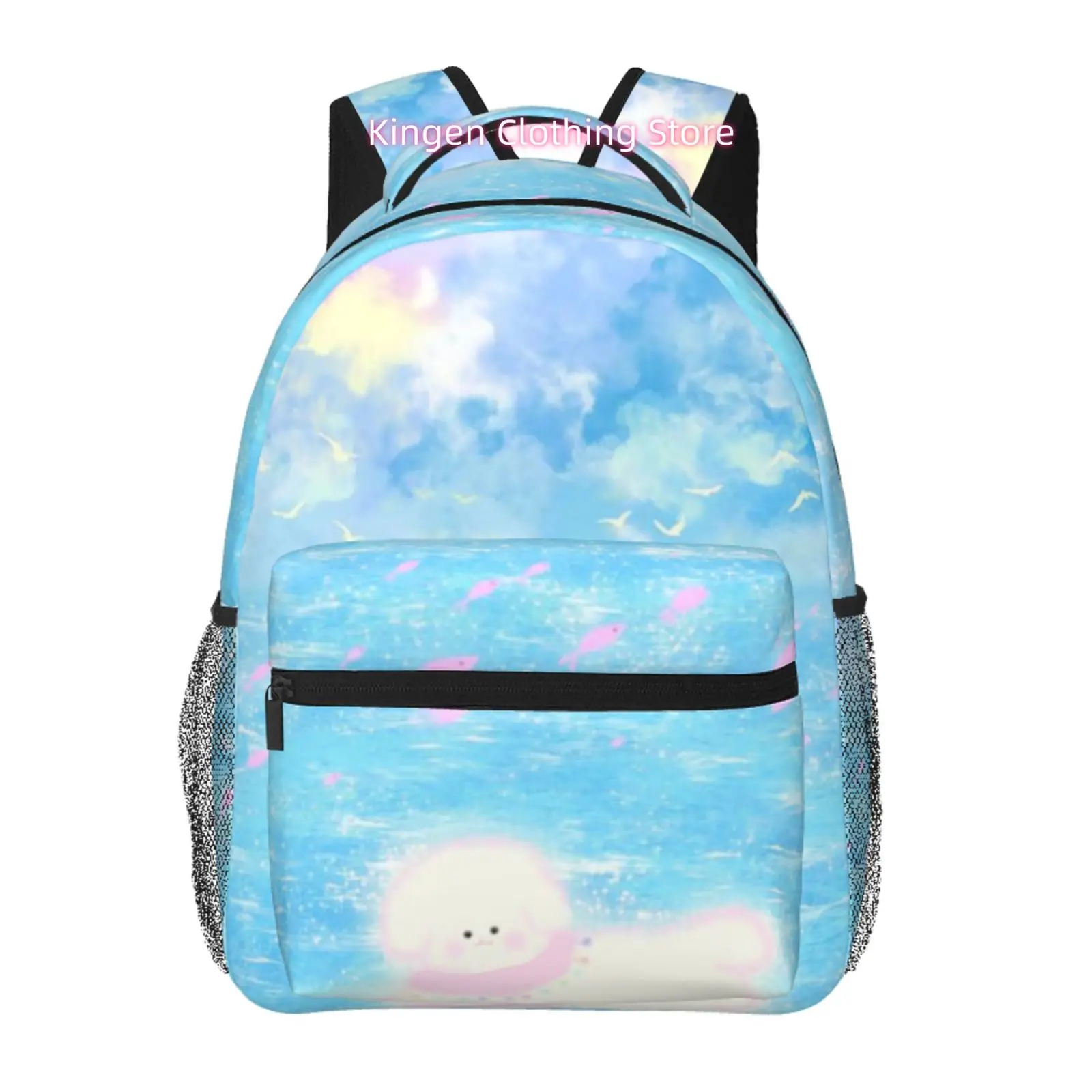 Large Capacity Pink Fish Print Backpack Suitable for Work &, Adjustable Laptop with Multiple Compartments, Lightweight Travel Co
Large Capacity Pink Fish Print Backpack Suitable for Work &, Adjustable Laptop with Multiple Compartments, Lightweight Travel Co