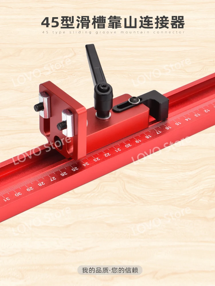 Woodworking type 45 chute support connector holder woodworking table auxiliary equipment push handle saw
Woodworking type 45 chute support connector holder woodworking table auxiliary equipment push handle saw