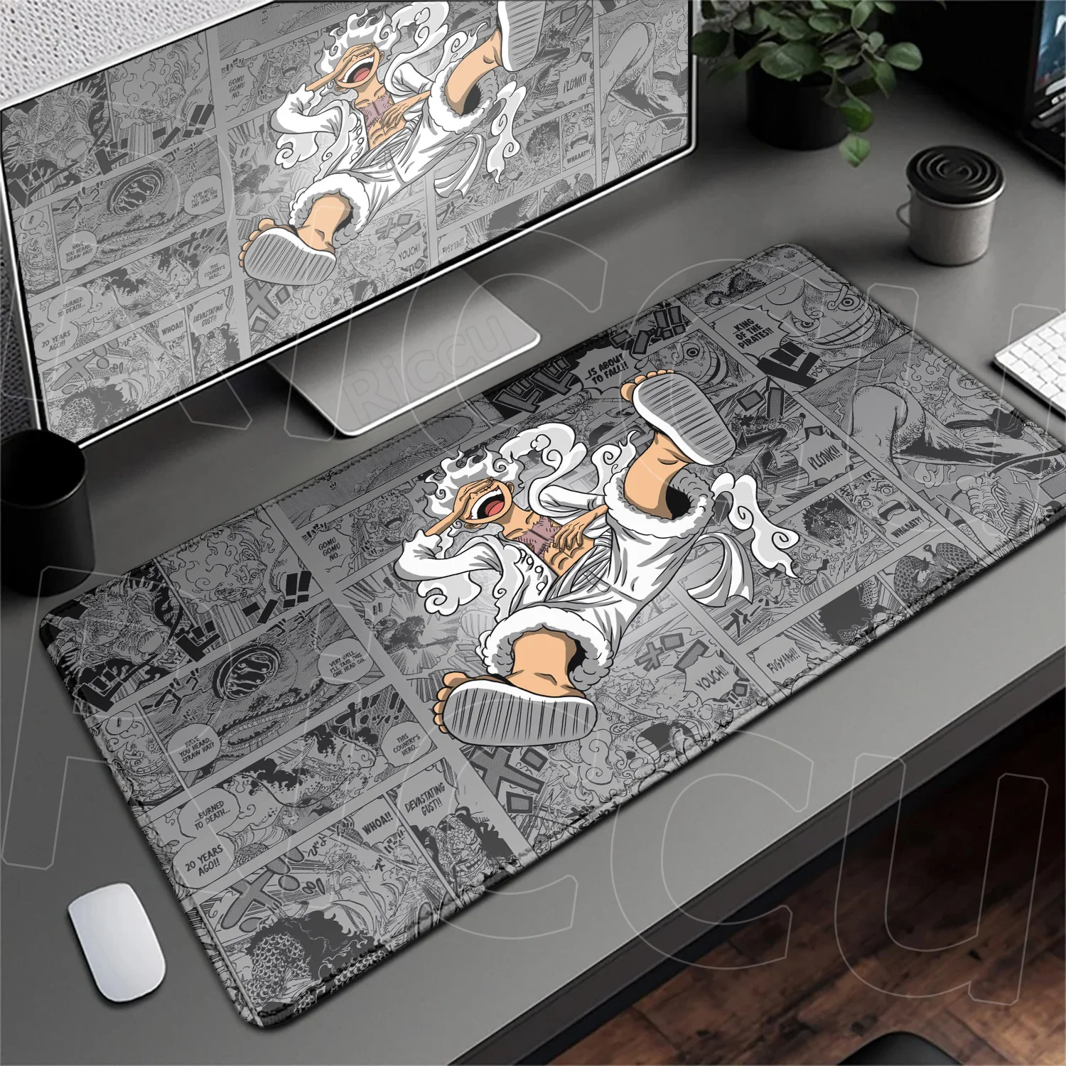 Grey Comic Style L-Luffy Large Mousepad Non-slip Gaming Accessories XXL Rubber Office Extend Deskmat O-One PieceS Anime Keyboard
Grey Comic Style L-Luffy Large Mousepad Non-slip Gaming Accessories XXL Rubber Office Extend Deskmat O-One PieceS Anime Keyboard