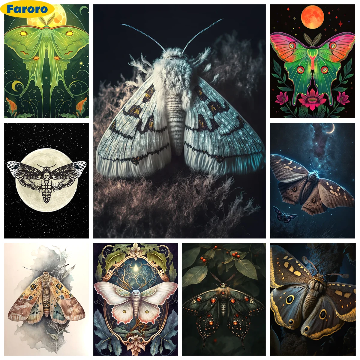 Moth DIY Diamond Painting Insects Pictures 5D Diamond Embroidery Adult Handicraft Mosaic Home Wall Decoration
Moth DIY Diamond Painting Insects Pictures 5D Diamond Embroidery Adult Handicraft Mosaic Home Wall Decoration