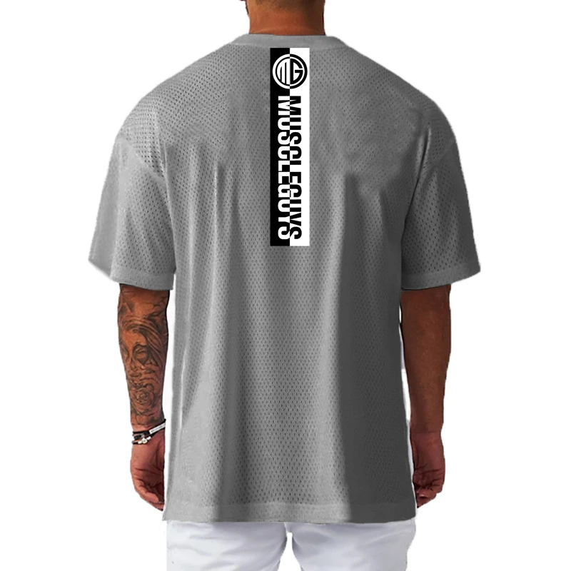 Oversized Loose Mens Fitness Sport T-shirt Summer Mesh Breathable Short Sleeve Quick Dry Shirts Gym Bodybuilding Muscle Clothing
Oversized Loose Mens Fitness Sport T-shirt Summer Mesh Breathable Short Sleeve Quick Dry Shirts Gym Bodybuilding Muscle Clothing