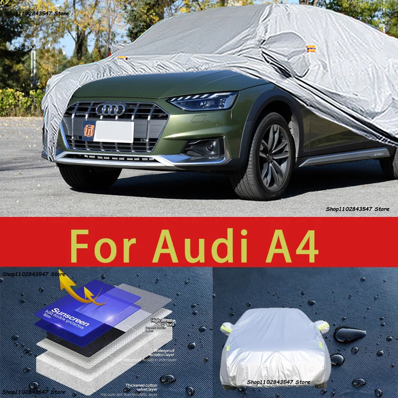 For Audi A4 Outdoor Protection Full Car Covers Snow Cover Sunshade Waterproof Dustproof Exterior Car accessories
For Audi A4 Outdoor Protection Full Car Covers Snow Cover Sunshade Waterproof Dustproof Exterior Car accessories