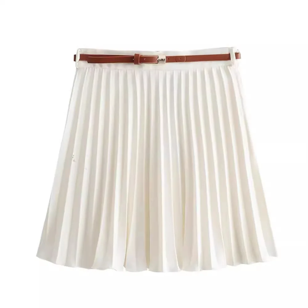 PRINTKAOIR Belt Decoration Folds Pleated Skirt Mini Short Skirts Zevity Festival Clothes Women Woman Clothing Luxury Women's
PRINTKAOIR Belt Decoration Folds Pleated Skirt Mini Short Skirts Zevity Festival Clothes Women Woman Clothing Luxury Women's