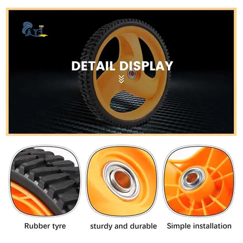 AY03-2PACK 293MM Lawn Mower Rear Wheel For Husqvarn 5324035-09, 5324327-49, 532403509, 532432749 Lawn Mower Parts
AY03-2PACK 293MM Lawn Mower Rear Wheel For Husqvarn 5324035-09, 5324327-49, 532403509, 532432749 Lawn Mower Parts