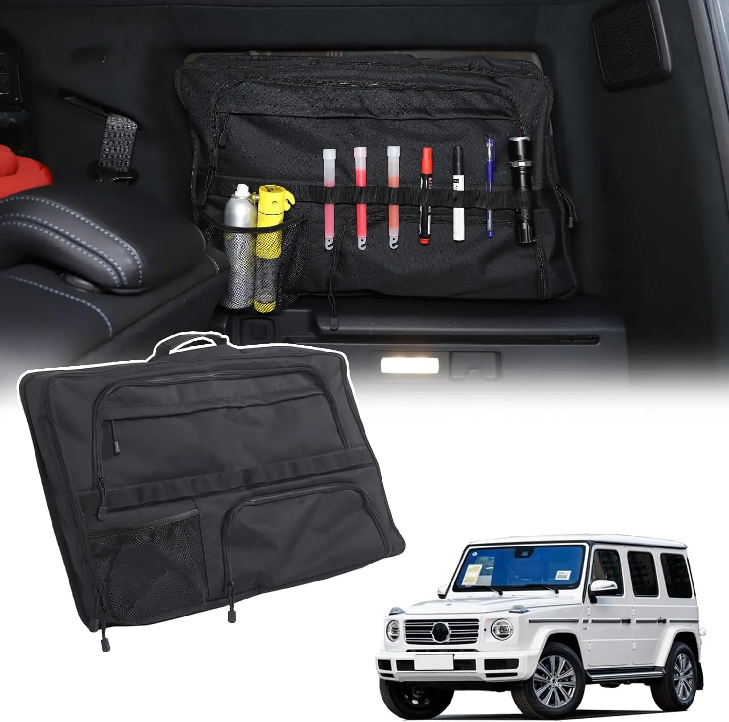 Cloth Car Trunk Side Window Storage Bag For Mercedes Benz G Class W463 W464 2004-2025 Cargo Tools Tidy Pouch Package Accessories
Cloth Car Trunk Side Window Storage Bag For Mercedes Benz G Class W463 W464 2004-2025 Cargo Tools Tidy Pouch Package Accessories