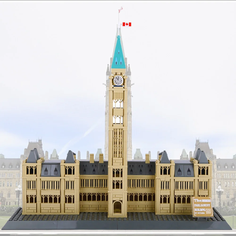 Творческая Канада Современная Архитектура Parliament Hill Building Кирпич Строительная Модель Наборы Блок Развивающие Коллекция Игрушек
Творческая Канада Современная Архитектура Parliament Hill Building Кирпич Строительная Модель Наборы Блок Развивающие Коллекция Игрушек