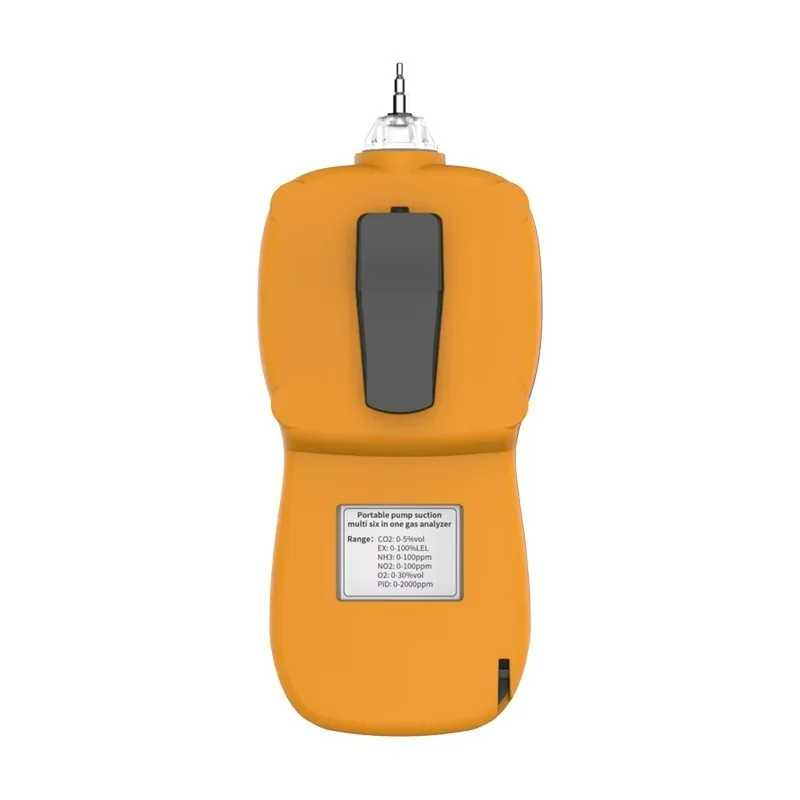 ES60A 6-in-1 Portable Multi-Gas Analyzer for CO, O2, H2S, CH4, CO2, NO2