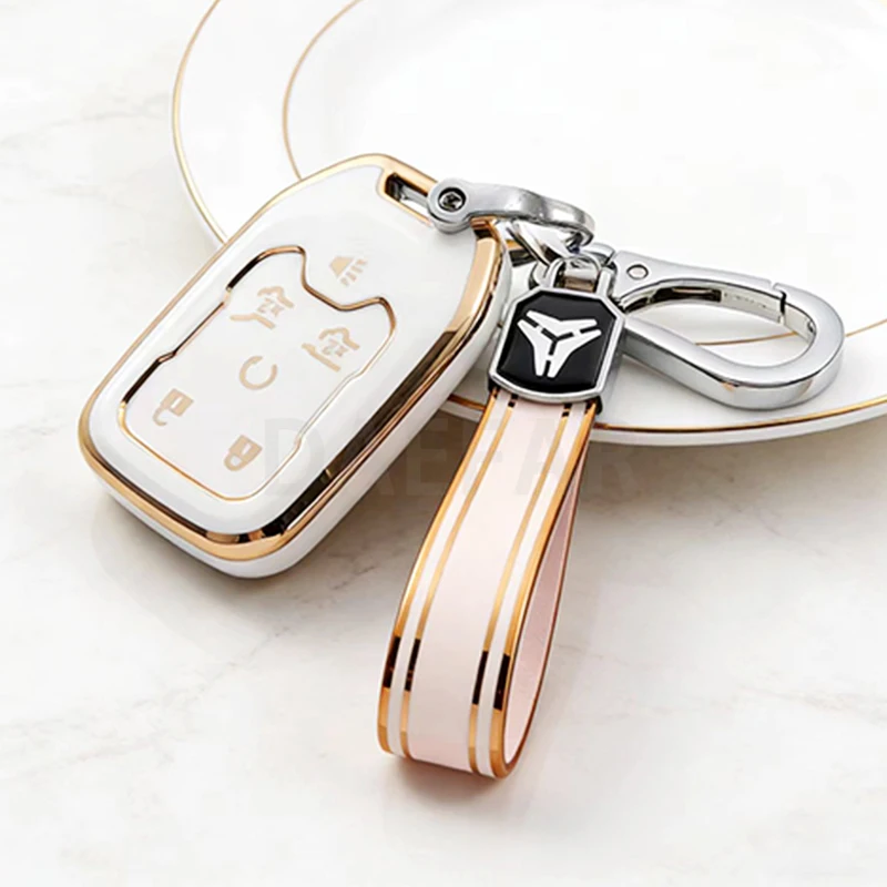 TPU Car Key Cover Case Shell for GMC Terrain Acadia YUKON XL Sierra Chevrolet Tahoe Silverado Suburban Keychain Accessories
TPU Car Key Cover Case Shell for GMC Terrain Acadia YUKON XL Sierra Chevrolet Tahoe Silverado Suburban Keychain Accessories