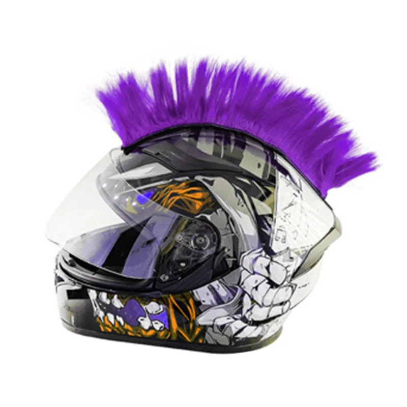 Motorcycle Helmet Decoration DIY Personality Mohawk Wig Hair Multicolor Off Road Helmet Headwear Motociclista Accessories
Motorcycle Helmet Decoration DIY Personality Mohawk Wig Hair Multicolor Off Road Helmet Headwear Motociclista Accessories