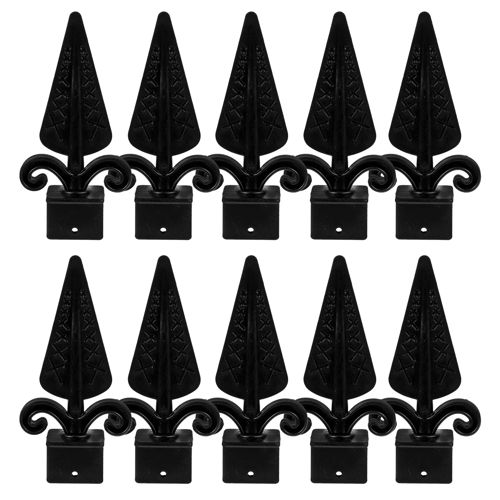 10 Pcs Plastic Fence Caps Tip Guardrail Accessories Black Post Tips Decorative Fence Covers for Gate Deck Post
10 Pcs Plastic Fence Caps Tip Guardrail Accessories Black Post Tips Decorative Fence Covers for Gate Deck Post