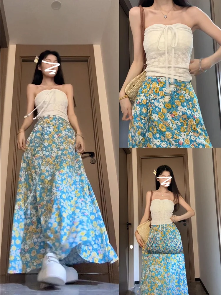 Пляжный комплект с синим цветочным принтом, женский, весна 2026, новый, элитный, модный, повседневный костюм-двойка для взрослых
Пляжный комплект с синим цветочным принтом, женский, весна 2026, новый, элитный, модный, повседневный костюм-двойка для взрослых