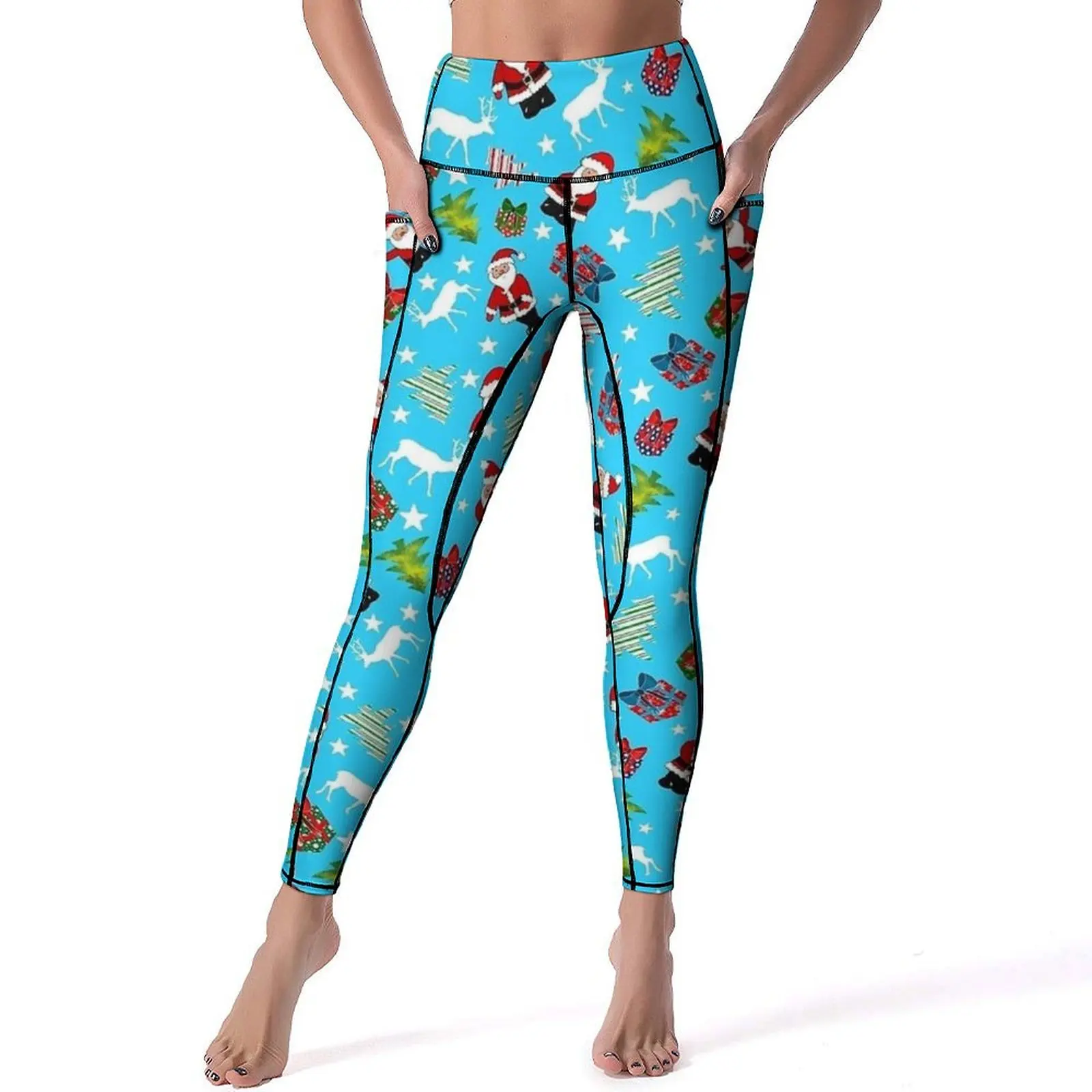 Christmas Santa Ice Blue Leggings Workout Gym Yoga Pants Lady High Waist Novelty Sport Pants Quick-Dry Design Yoga Legging
Christmas Santa Ice Blue Leggings Workout Gym Yoga Pants Lady High Waist Novelty Sport Pants Quick-Dry Design Yoga Legging
