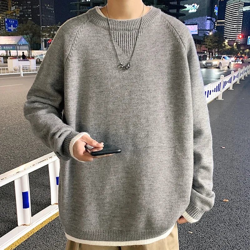 2023 Mens Sweaters Fashion Casual Loose O Neck Oversize Harajuku Streetwear Knitwear Outwear
2023 Mens Sweaters Fashion Casual Loose O Neck Oversize Harajuku Streetwear Knitwear Outwear