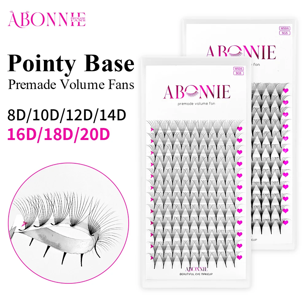 ABONNIE 8D/12D/16D/18D/20D Mega русские объемные наращивания ресниц, накладные ресницы, шелковая заостренная основа, готовые наращивание ресниц для вееров
ABONNIE 8D/12D/16D/18D/20D Mega русские объемные наращивания ресниц, накладные ресницы, шелковая заостренная основа, готовые наращивание ресниц для вееров
