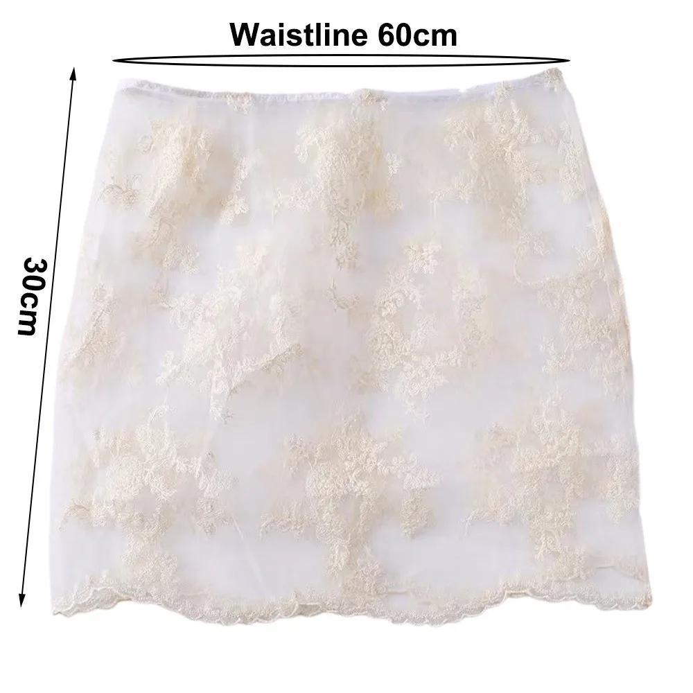Fashion Embroidered Flower Lace Mini Skirt Harajuku Casual Layering Skirt Y2K Streetwear Hollow Out Skirt for Women
Fashion Embroidered Flower Lace Mini Skirt Harajuku Casual Layering Skirt Y2K Streetwear Hollow Out Skirt for Women