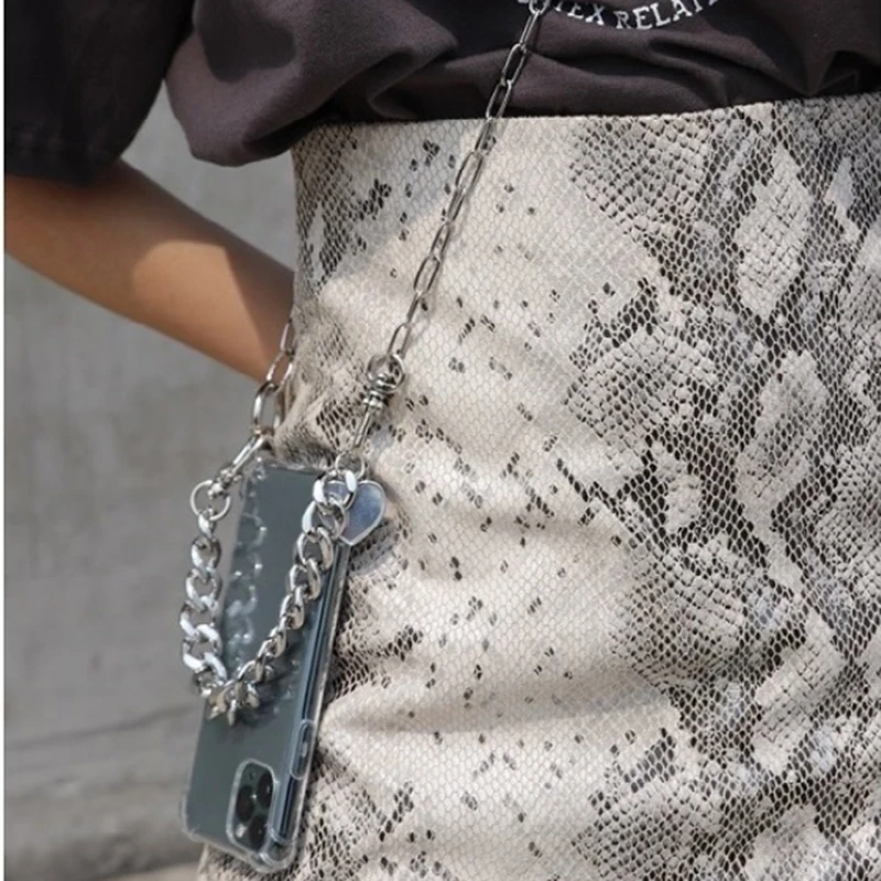 Crossbody Lanyard Silver Bracelet Chain Case For iPhone 16 15 14 11 12 Pro Max X XS 13 Mini 7 Plus Strap Transparent Soft Cover
Crossbody Lanyard Silver Bracelet Chain Case For iPhone 16 15 14 11 12 Pro Max X XS 13 Mini 7 Plus Strap Transparent Soft Cover