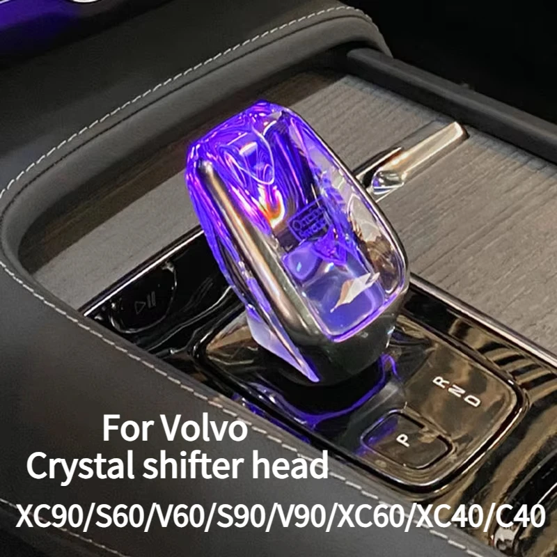 For Volvo XC60 S60 V60 XC90 S90 V90 2017-2024 Crystal Gear Lever Shift Knob Shifter Replacement Car Interior Accessories
For Volvo XC60 S60 V60 XC90 S90 V90 2017-2024 Crystal Gear Lever Shift Knob Shifter Replacement Car Interior Accessories