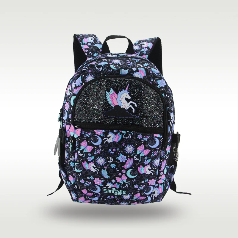 Australian original smiggle school bag girls children's backpack Black Unicorn cartoon 8-12 years old 16 inch
Australian original smiggle school bag girls children's backpack Black Unicorn cartoon 8-12 years old 16 inch