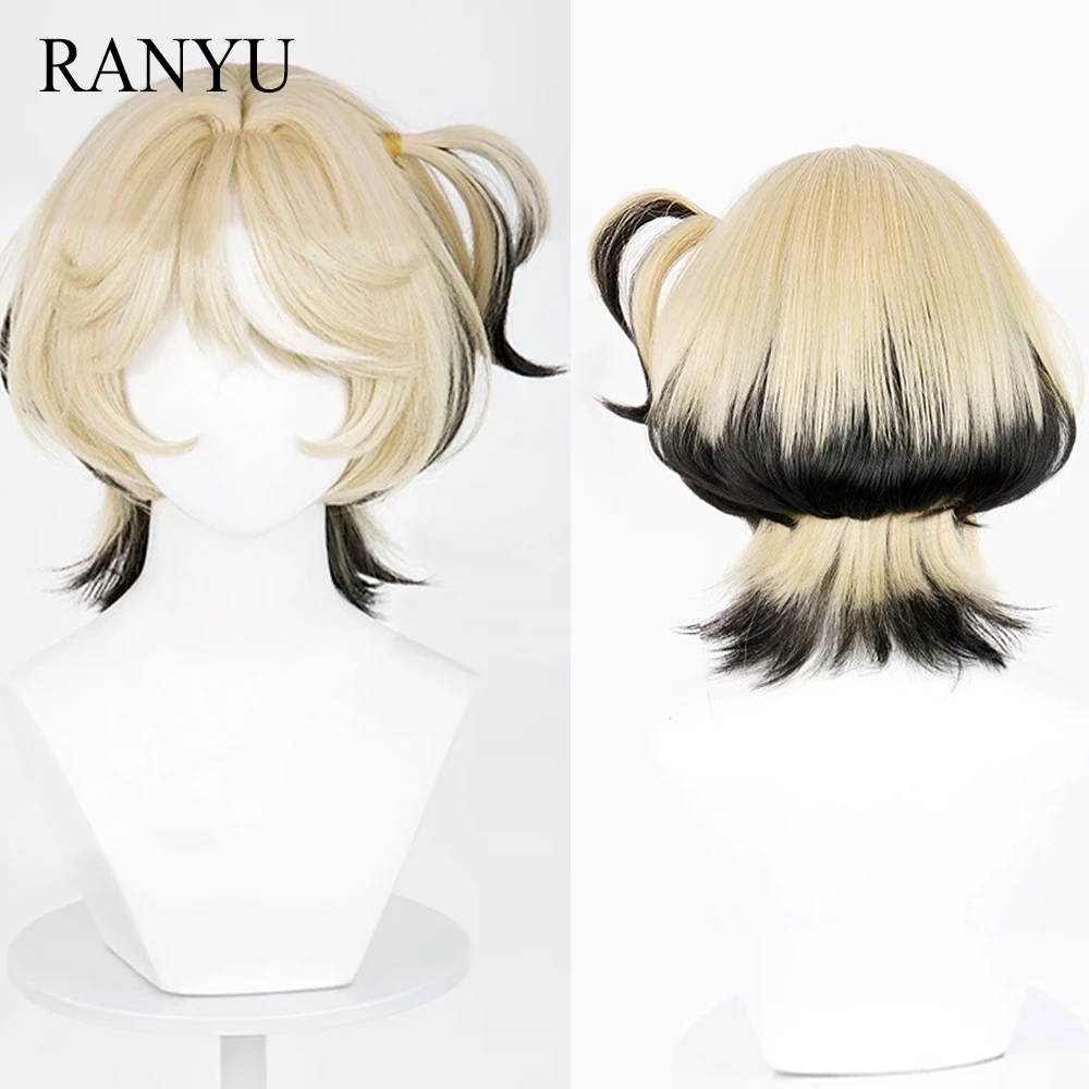 Blonde Ombre Black Synthetic Short Straight Wig with Bans Anime Game Cosplay Heat Resistant Wig for Daily Party
Blonde Ombre Black Synthetic Short Straight Wig with Bans Anime Game Cosplay Heat Resistant Wig for Daily Party