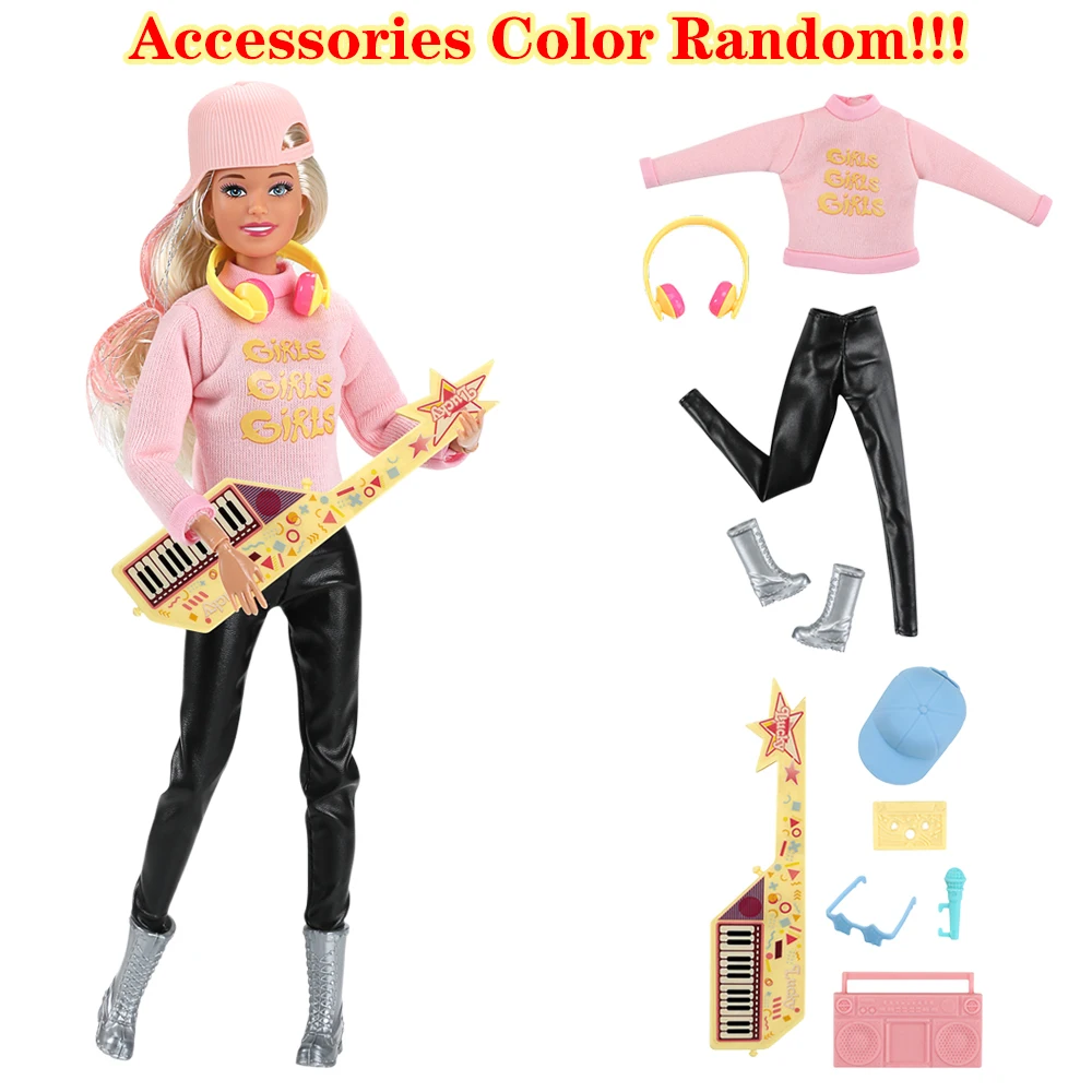 NK Pink Sweatshirt + Pants + Shoes + 11.5 Inch Doll Clothes 1/6 Dolls Accessories Miniature Items 30cm Doll Christmas Toys Gifts
NK Pink Sweatshirt + Pants + Shoes + 11.5 Inch Doll Clothes 1/6 Dolls Accessories Miniature Items 30cm Doll Christmas Toys Gifts