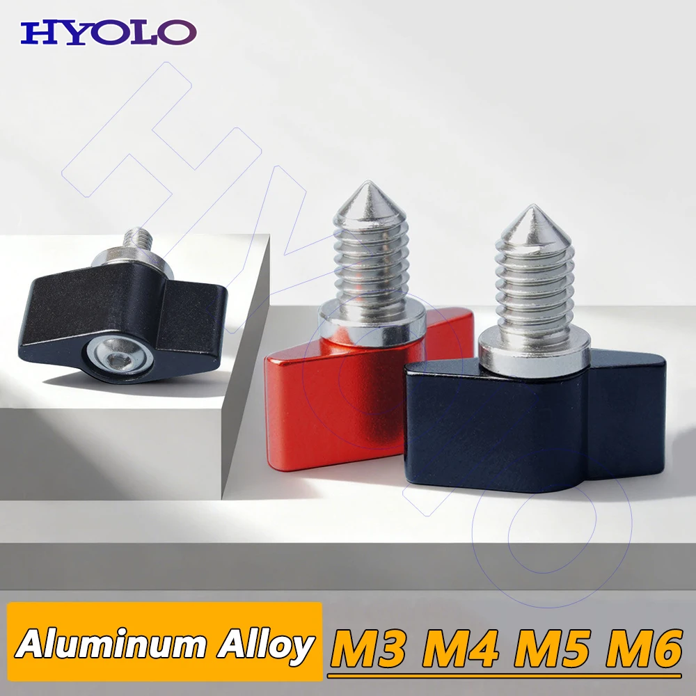 1PCS Thumb Screws T Shape Aluminum Alloy Adjustable Handle Bolts Knob Tighten Screw M3 M4 M5 M6
1PCS Thumb Screws T Shape Aluminum Alloy Adjustable Handle Bolts Knob Tighten Screw M3 M4 M5 M6