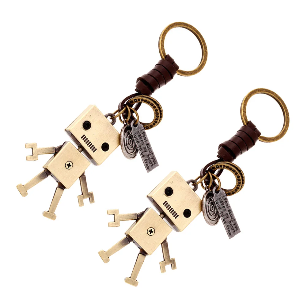 2pcs Retro Keychains Cute Movable Robot Shaped Key Rings Bag Pendants Gifts Unique Accessories Lightweight Compact
2pcs Retro Keychains Cute Movable Robot Shaped Key Rings Bag Pendants Gifts Unique Accessories Lightweight Compact
