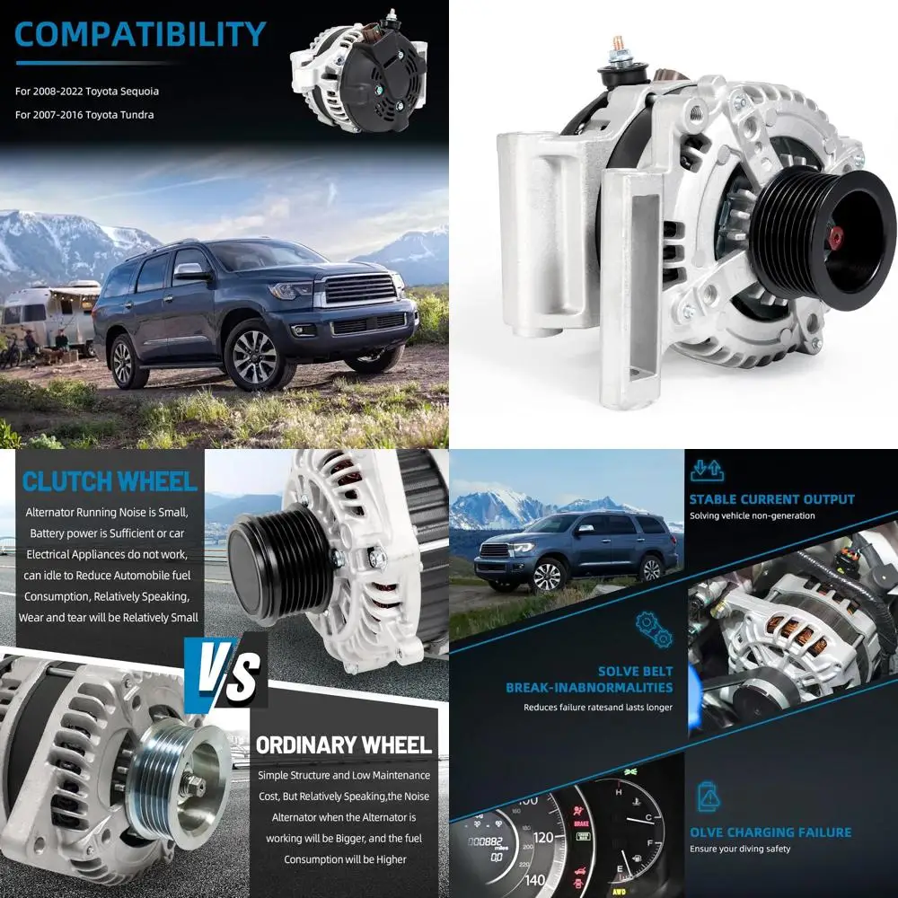 27060-0S020 Высокопроизводительный генератор, совместимый с Toyota Sequoia 2008-2022 гг. 2007-2016 Toyota Tundra 4.6L 5.7L Замена # 10421
27060-0S020 Высокопроизводительный генератор, совместимый с Toyota Sequoia 2008-2022 гг. 2007-2016 Toyota Tundra 4.6L 5.7L Замена # 10421