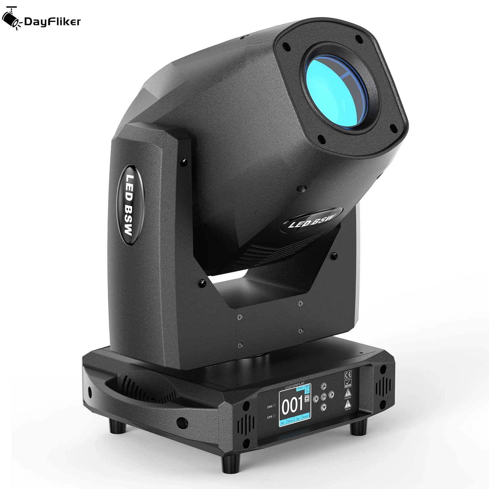 DayFlicker 250 Вт светодиодный луч с подвижной головкой DMX512 с управлением фокусировкой, 18 каналов, 1-30 Гц, стробоскоп для бар, вечеринок по случаю дня рождения, клубов, КТВ
DayFlicker 250 Вт светодиодный луч с подвижной головкой DMX512 с управлением фокусировкой, 18 каналов, 1-30 Гц, стробоскоп для бар, вечеринок по случаю дня рождения, клубов, КТВ