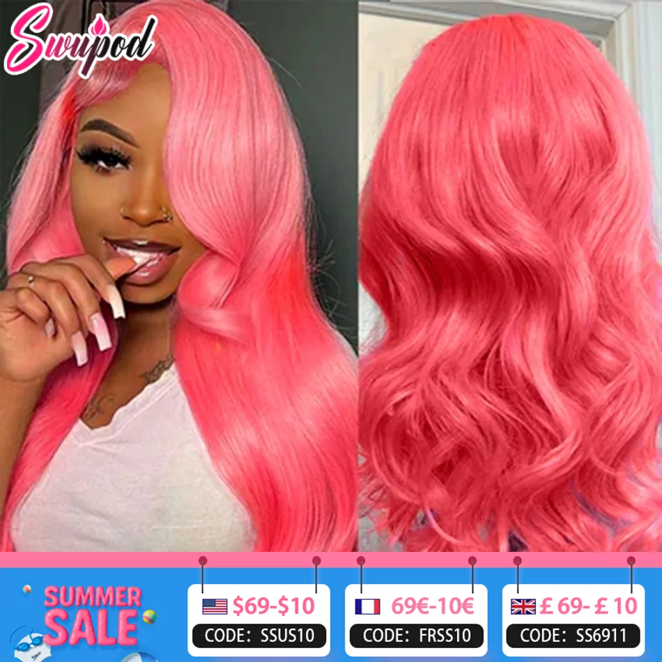 30 32 inch 250% Body Wave 13x4 13x6 Hd Lace Frontal Wig Pre Plucked Transparent Colored Lace Front Pink Wig For Women Glueless
30 32 inch 250% Body Wave 13x4 13x6 Hd Lace Frontal Wig Pre Plucked Transparent Colored Lace Front Pink Wig For Women Glueless