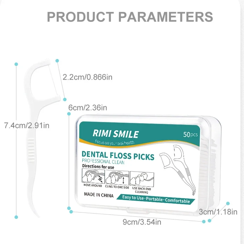 50pcs Ultra-Fine Toothpicks, Home Set, Portable and Disposable Care Floss, Portable Floss Stick, Oral Care, Deep Cleaning
50pcs Ultra-Fine Toothpicks, Home Set, Portable and Disposable Care Floss, Portable Floss Stick, Oral Care, Deep Cleaning