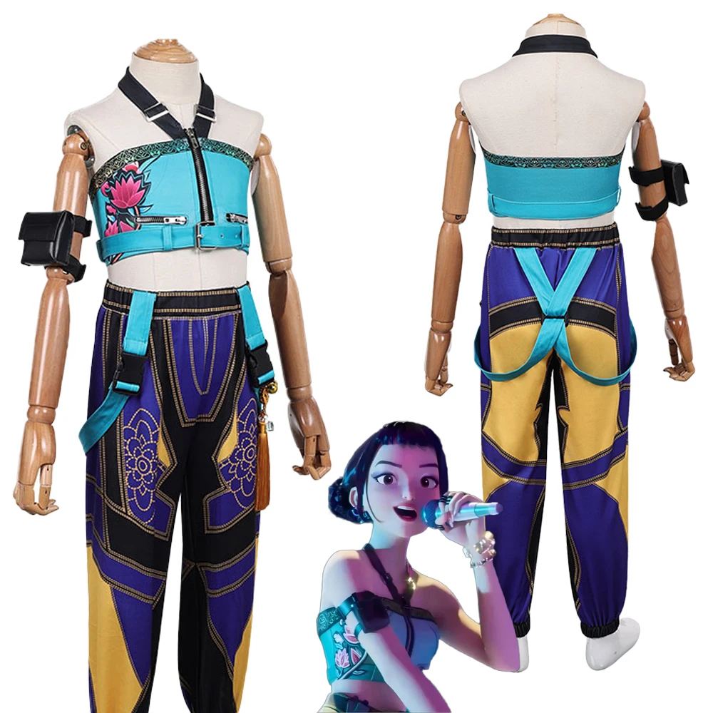 Fantasia Demon Hunter of KPop Zoey Cosplay Girls Cloth 2025 Cartoon Disfraz Costume 6 to 14 Years Halloween Carnival Party Cloth
Fantasia Demon Hunter of KPop Zoey Cosplay Girls Cloth 2025 Cartoon Disfraz Costume 6 to 14 Years Halloween Carnival Party Cloth