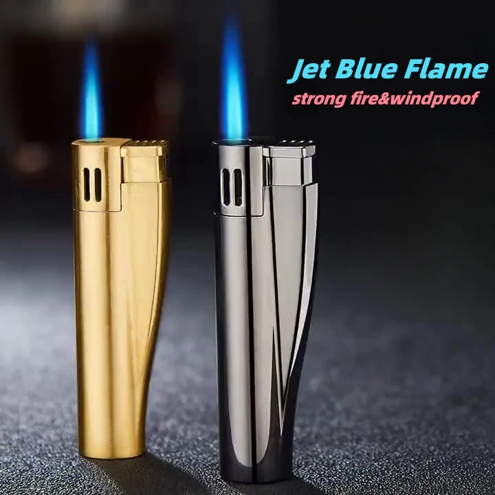 New Portable Windproof Lighter Butane Gas Turbo Jet Torch Metal Lighter Electronic Cigarette Gadgets Outdoor Camping Burner Gift
New Portable Windproof Lighter Butane Gas Turbo Jet Torch Metal Lighter Electronic Cigarette Gadgets Outdoor Camping Burner Gift