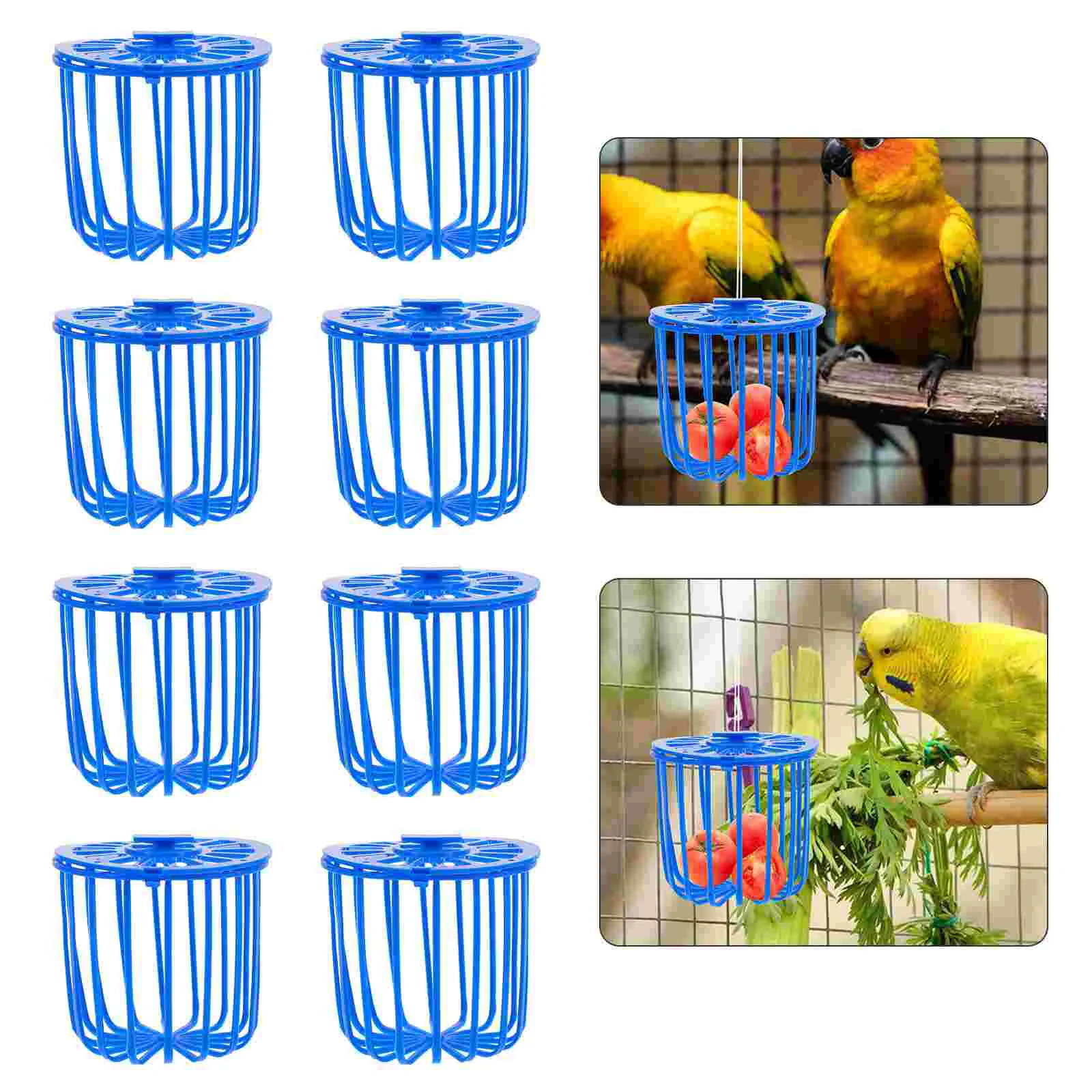 10 Pcs Bird Fruit and Vegetable Basket Cage Accessories Hanging Feeder Parakeet Feeders for Hummingbird Hollow Food Plastic
10 Pcs Bird Fruit and Vegetable Basket Cage Accessories Hanging Feeder Parakeet Feeders for Hummingbird Hollow Food Plastic